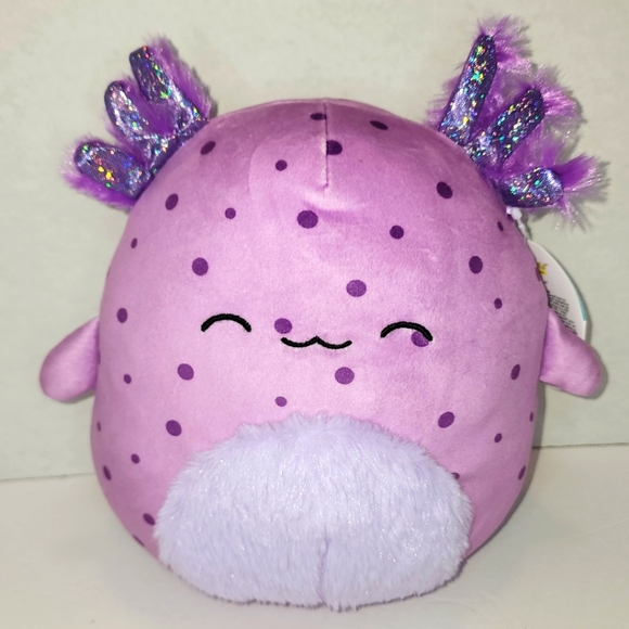 AMALA 🦎 Purple Spotted Axolotl Original Squishmallow by Kelly Toy ☆》NWT《☆ - Picture 1 of 9